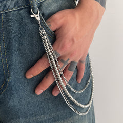 Pearl Wallet Chain Beaded Wallet Chain - iChainWallets