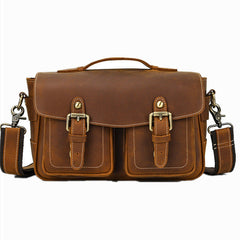 Vintage Leather Camera Bag 