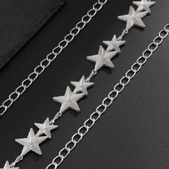 Triple Wallet Chain Star Pants Chain 