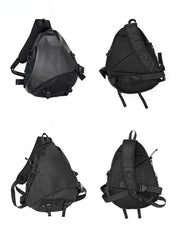 Waterproof Nylon Large Hiking Sling Bag For Big Men