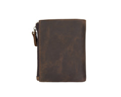 Mens Wallet with Coin Purse Billfold Leather Billfold with Coin Pocket - iwalletsmen