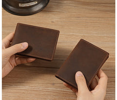 Slim Card Wallet Leather Men's Slim Credit Card Wallet - iwalletsmen