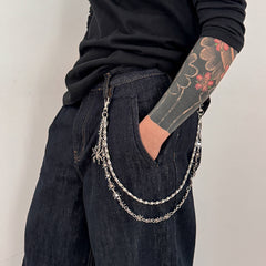 Spiders Mens Double Wallet Chain - iChainWallets