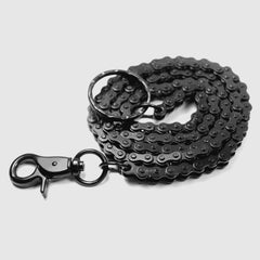 Silver Bike Chain Wallet Chain - detail - iwalletsmen