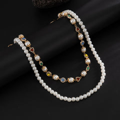 Pearl Wallet Chain Womens Gem Wallet Chain - iChainWallets