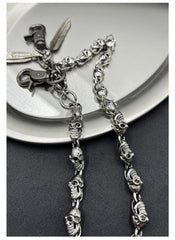 Long Wallet Skull Chain 