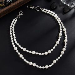 Pearl Wallet Chain Beaded Wallet Chain for Women - iChainWallets