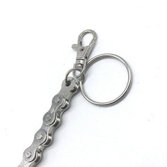 Silver Bike Chain Wallet Chain - worn - iwalletsmen