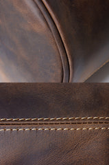 Leather Cylinder Shoulder Bag Mens Barrel Crossbody Bag Leather Barrel Bags for Men - iwalletsmen