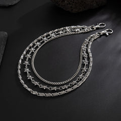 3 Layers Biker Wallet Chain - iChainWallets