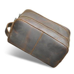 Double Zipper Toiletry Bag for Men - iwalletsmen