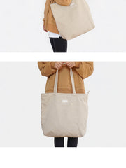 Beige Canvas Tote Bag Canvas Handbag Womens Canvas Tote Shoulder Bag for Men