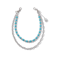 Beaded Wallet Chain Mens Ball Wallet Chain - iChainWallets