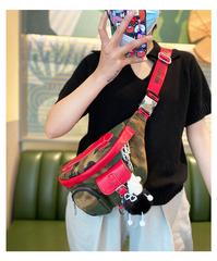Camouflage Fanny Pack for Men Camouflage Denim Leather Waist Bag Camouflage Belt Bag - Feltify