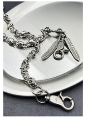 Long Wallet Skull Chain Skull Chain for Wallet - iChainWallets