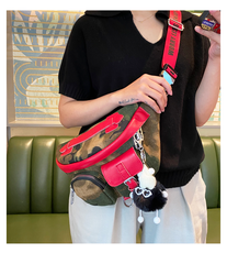 Camouflage Fanny Pack for Men Camouflage Denim Leather Waist Bag Camouflage Belt Bag - Feltify