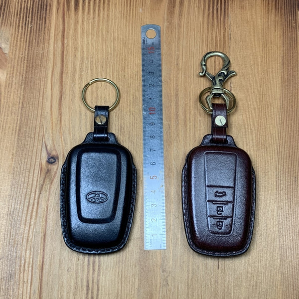 men's leather key fob​ Leather Toyota Key Fob Cover Handmade Toyota Leather Case For Key Fob with Belt Clip