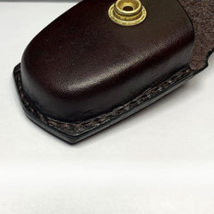 Chevrolet Leather Case For Key Fob with Belt Loop Handmade Leather Chevrolet Key Fob Cover