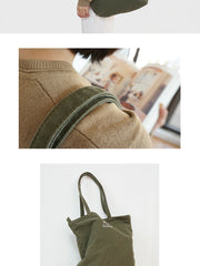 Beige Canvas Tote Bag Canvas Handbag Womens Canvas Tote Shoulder Bag for Men