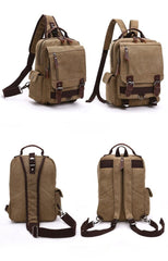 Canvas Large Sling Bag for Big Guys