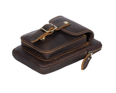 Belt Clip On Pouch Mens Belt Pouch Leather Belt Phone Pouch Leather Phone Belt Pouch - iwalletsmen