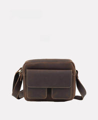 Men's Small Leather Crossbody Bag 