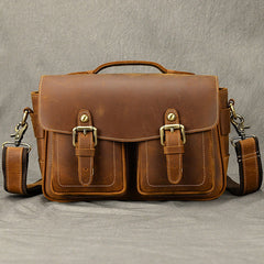 Vintage Leather Camera Bag Mens 