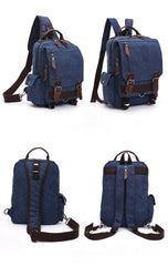 Large Canvas Sling Bag for Big Guys
