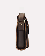 Leather Vertical Crossbody Bag - iwalletsmen