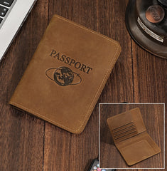 Thin Passport Wallet Mens Leather Minimalist Passport Wallet Slim Passport Wallet - iwalletsmen