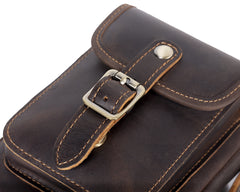 Belt Clip On Pouch Mens Belt Pouch Leather Belt Phone Pouch Leather Phone Belt Pouch - iwalletsmen