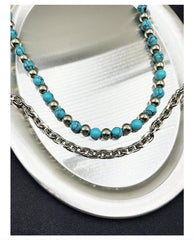 Blue Ball Wallet Chain Double Wallet Chain - iChainWallets