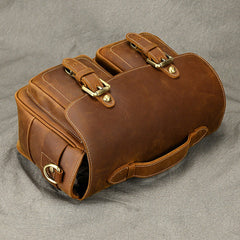 Mens Retro Leather Camera Bag Full Grain Leather Camera Bag - iwalletsmen