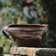 Brown Leather Toiletry Bag Full Grain Leather Toiletry Bag Vintage Mens Toiletry Bag - iwalletsmen