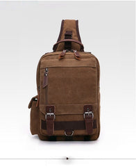 Canvas Large Sling Bag for Big Guys