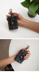 Cool Denim Mens Keys Wallet Denim Key Holders With Belt Clip for Women