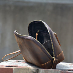 Leather Clutch Wristlet Vintage Men's Leather Clutch Purse - iwalletsmen