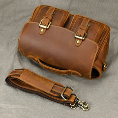 Vintage Leather Camera Bag Mens Retro Leather Camera Bag 