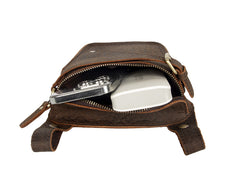 Full Grain Leather Belt Bag Holster - iwalletsmen