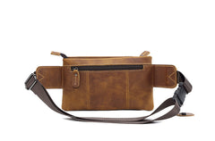 Small Leather Waist Bag Mens - iwalletsmen