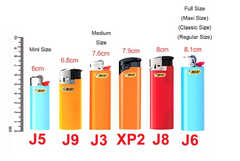 Bic Lighters Sizes Chart