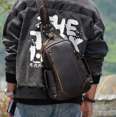 Chest Bag One Shoulder Backpack - Back View