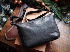 Dark Brown Leather Mens Casual 10