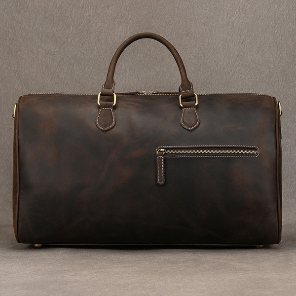 Leather Weekender Bag for Men Vintage Leather Weekend Bag for Men - iwalletsmen