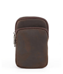 Leather Pouch Bag for Mens Small Pouch Bag for Men Belt Pouch for Men - iwalletsmen
