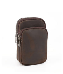 Leather Pouch Bag for Mens Small Pouch Bag for Men Belt Pouch for Men - iwalletsmen
