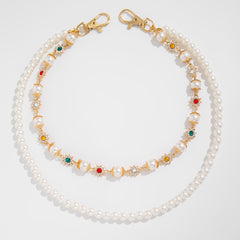 Gold Beaded Wallet Chain for Women - iChainWallets