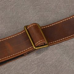 Brown Leather 14 inches Laptop Briefcase - iwalletsmen