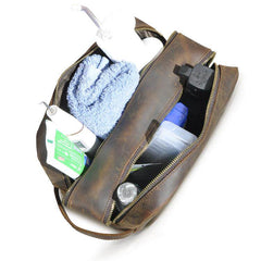 Double Zipper Toiletry Bag for Men - iwalletsmen