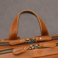 Vintage Crazy Horse Leather Backpack - FYYY04591041